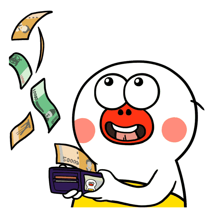Money Shopping Sticker by kwaesam