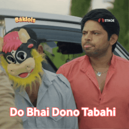 Bhai Bhai GIF by STAGE APP - OTT for Bharat