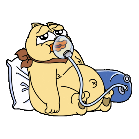 Stressed Too Much Sticker by ChonkyCom