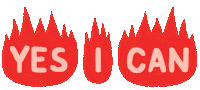 On Fire Smile Sticker by Yeremia Adicipta