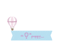 poppaDesign hotairballon poppadesign poppadeign Sticker