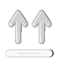 off____white sound on off white off-whipe Sticker