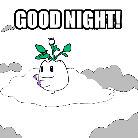 Tired Good Night Sticker by Magic Eden