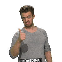 Thumbs Wow Sticker by DASDING