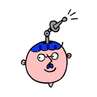 Happy Illustration Sticker