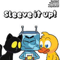 Wo Black Cat Sticker by VeeFriends