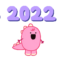 Happy New Year Bonne Annee Sticker by DINOSALLY