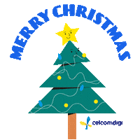 Christmas Tree Sticker by Digi