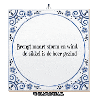 Storm Wind Sticker by Tegelspreuken.nl