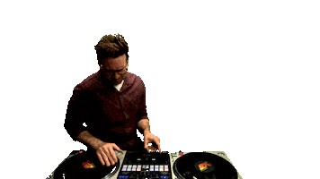 Scratching Old School Sticker by AtomWorth