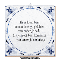 Nl Angst Sticker by Tegelspreuken.nl