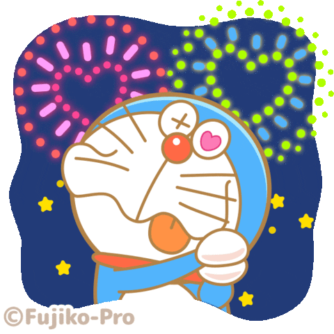 New Year Love Sticker by Doraemon