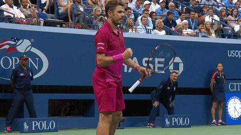 #usopen #us open wawrinka GIF by US Open