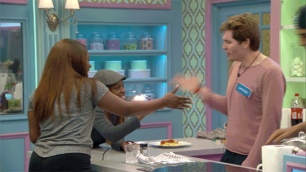 celebrity big brother fist bump GIF by Big Brother UK