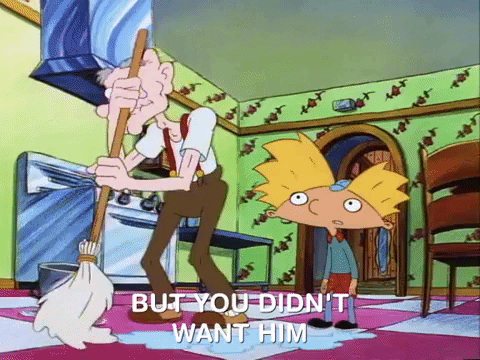 hey arnold nick splat GIF