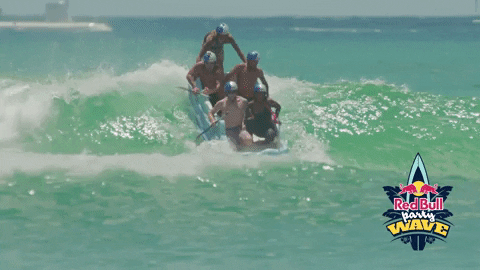 redbull giphygifmaker surfing hawaii red bull GIF