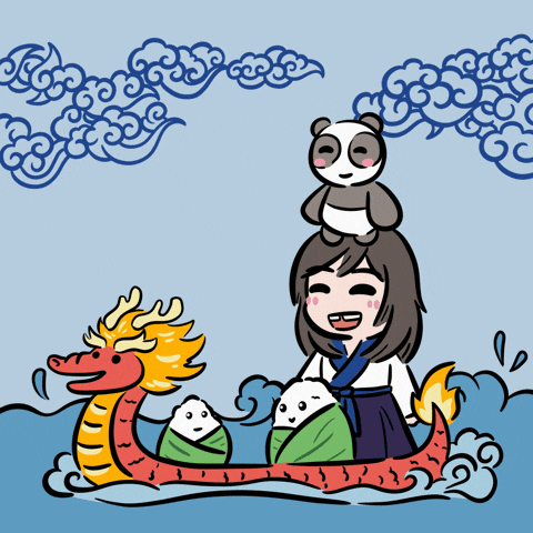 Happy Chinese GIF by Winnie Gu 顾韵昀