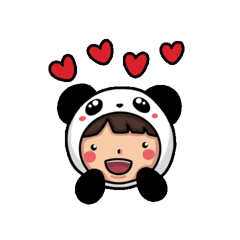 Heart Love Sticker by HAPPI HAPPU