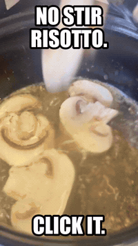 No Stir Risotto. Click It. | Rice Robot