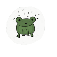 miwoems frog froggie miwoems frogmemes Sticker