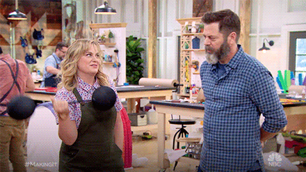parks and rec flex GIF by Making It