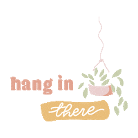Hang In There Spring Sticker by Beauty by Earth