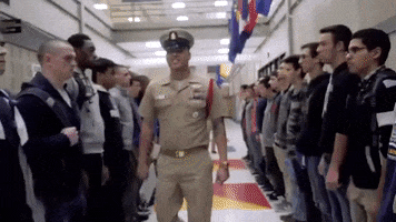 Yell Boot Camp GIF by us navy
