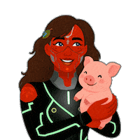 Farm Animal Wow Sticker by World Of Women