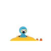Yellow Submarine Water Sticker by PlanToys