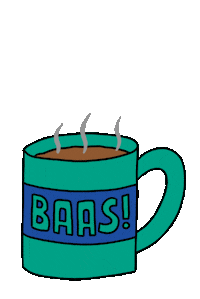 steaming hot tea Sticker by Timothy Winchester