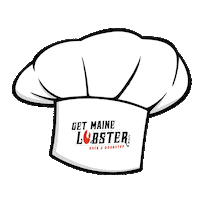 Master Chef Hat Sticker by Get Maine Lobster
