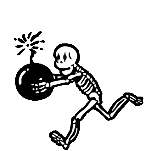 Halloween Running Sticker by MULTI AWESOME STUDIO