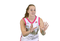 FoA_Naiset basketball koris naisten korisliiga basketball player Sticker