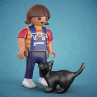 cat hug GIF by PLAYMOBIL