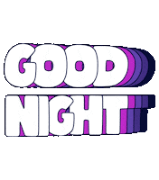 Tired Good Night Sticker by Mat Voyce
