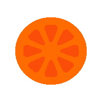 Orange Vibe Sticker by vibi+
