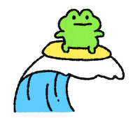 Wave Drawing Sticker