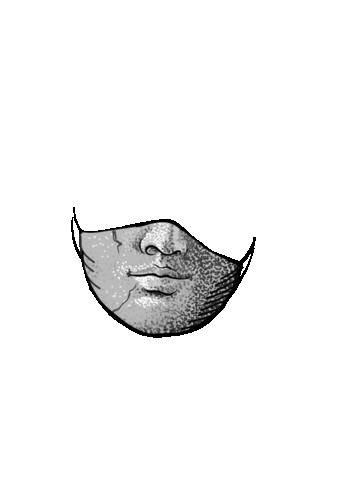 Art Mask Sticker