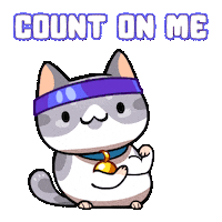 I Got You Cat Sticker by Mino Games