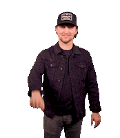 reidhaughton boom country music mic drop bam Sticker