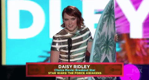 daisy ridley GIF by FOX Teen Choice