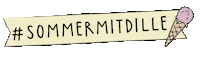 dillekamillede love summer sun icecream Sticker
