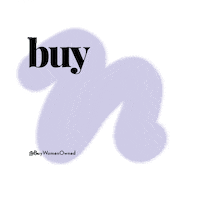 buywomenowned women shopping buy support women Sticker