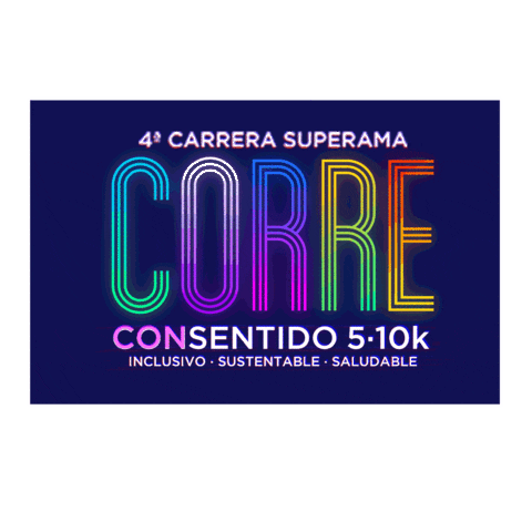 Superamamx run runner carrera superama Sticker