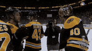 ice hockey hug GIF by NHL