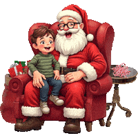 Santa Claus Sticker