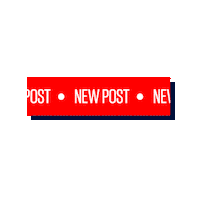 cmacgm blue white red new post Sticker