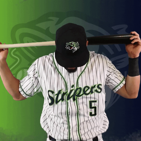 GoStripers giphyupload look up gwinnett stripers GIF