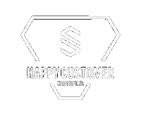 Shapedfitnl happy customer happycustomer shaped Sticker
