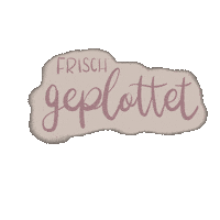 Craft Plotter Sticker by Frau Blub Grafikdesign